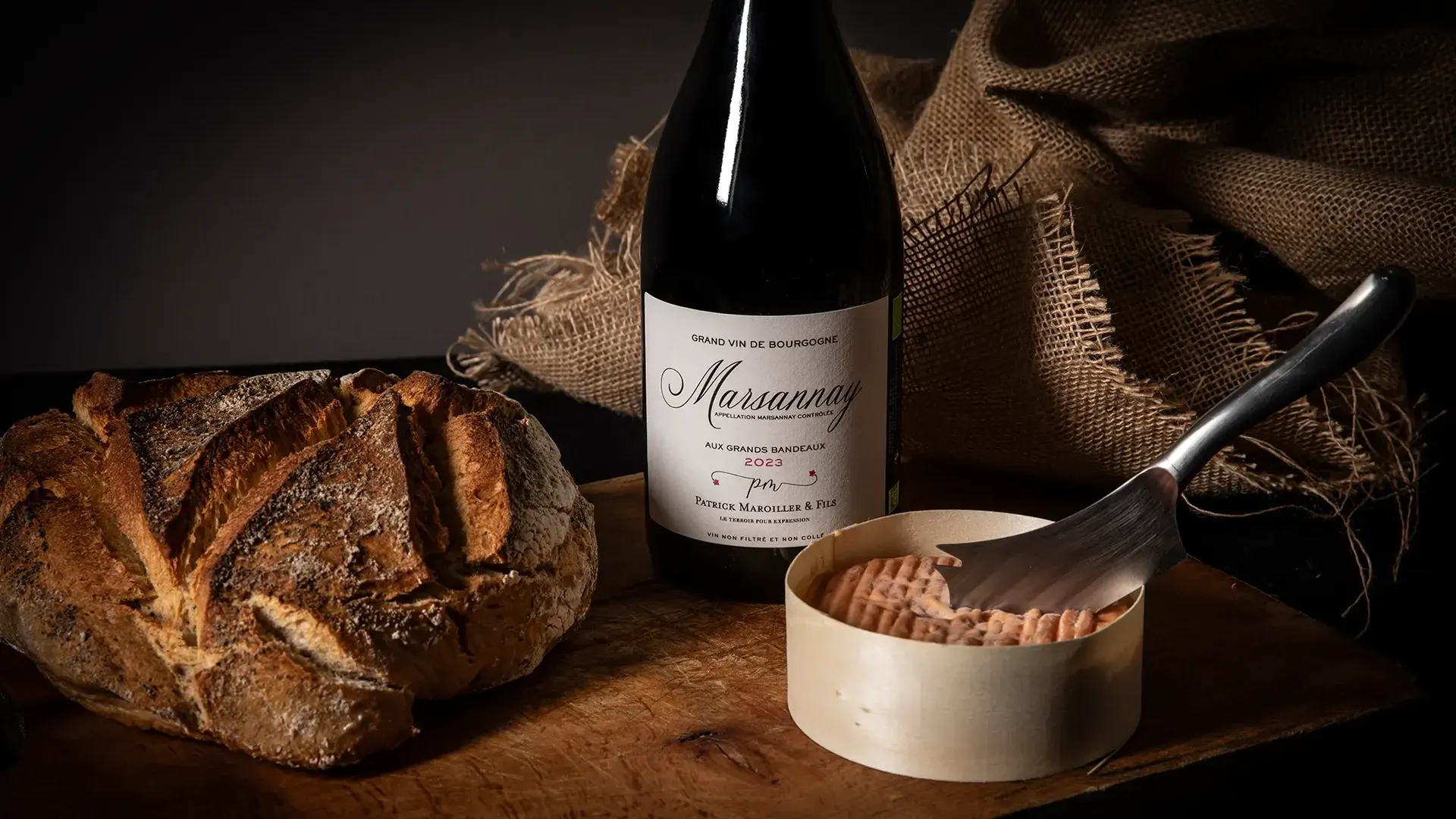 Couverture Marsannay rouge BIO « Aux Grands Bandeaux » 2023